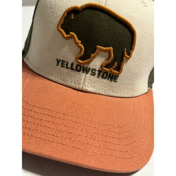 Legacy Yellowstone Bison Mesh Snap Back Ball Cap - Picture 2 of 5